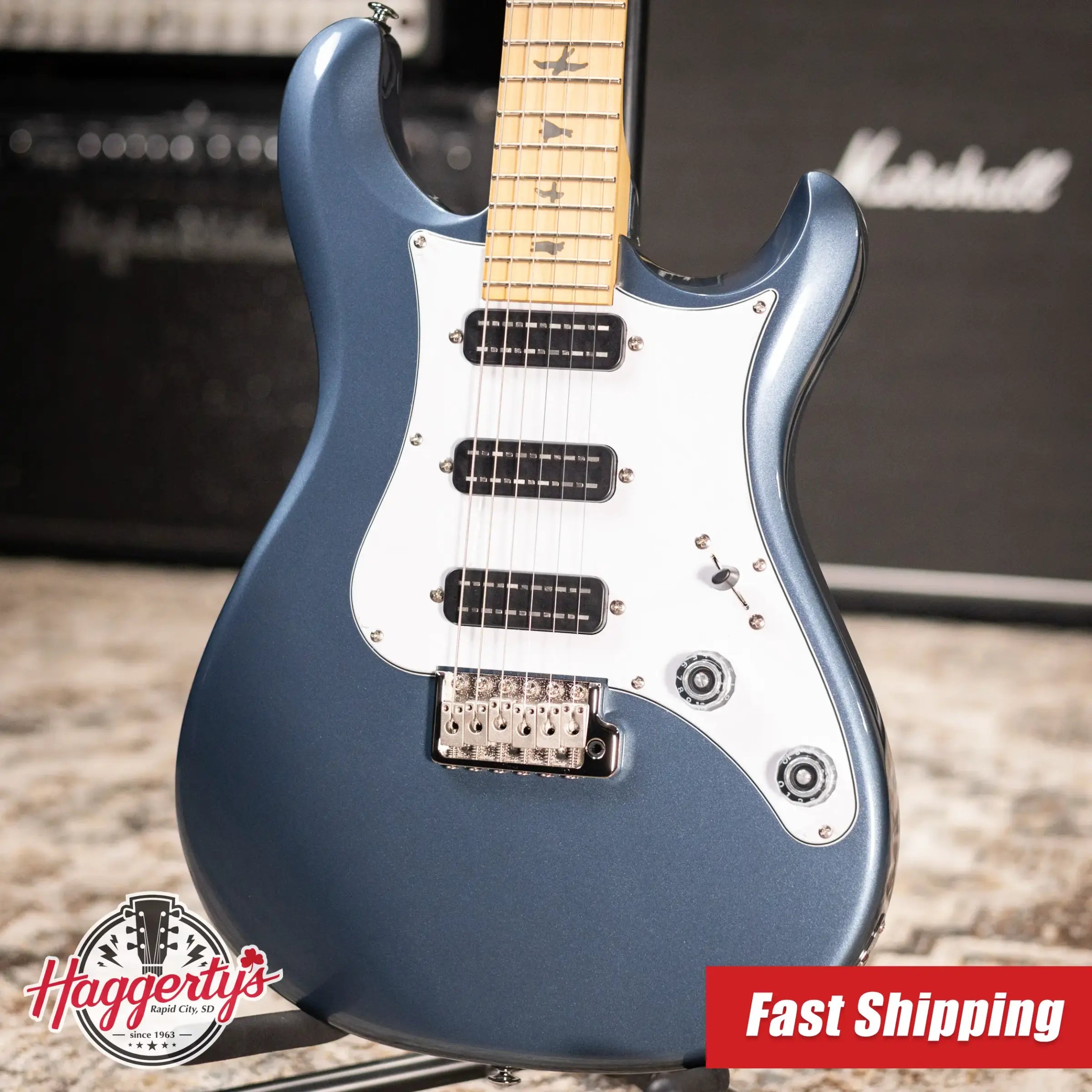 PRS SE NF3 Electric Guitar - Gun Metal Grey with Gig Bag