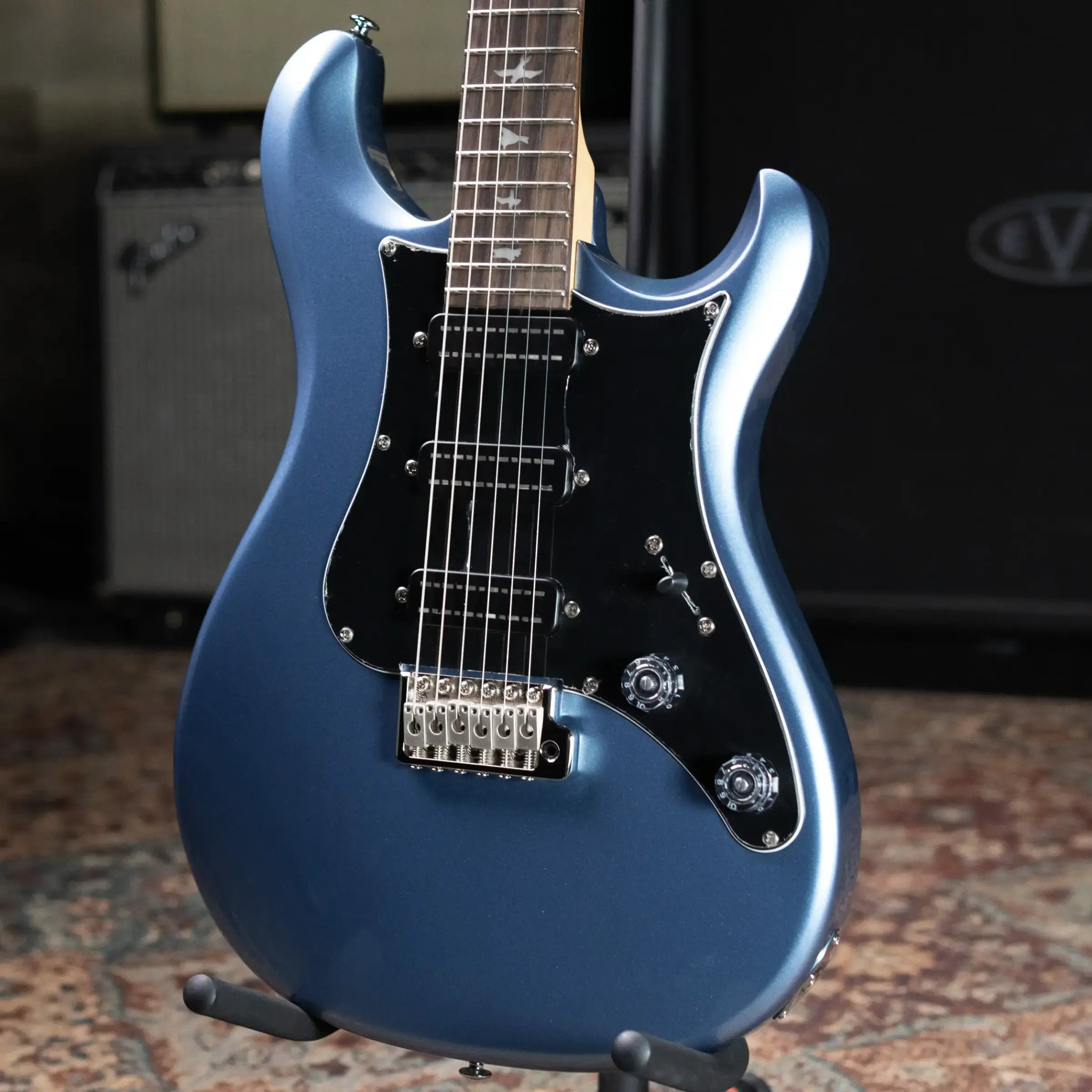 PRS SE NF3 Electric Guitar - Ice Blue Metallic with Gig Bag