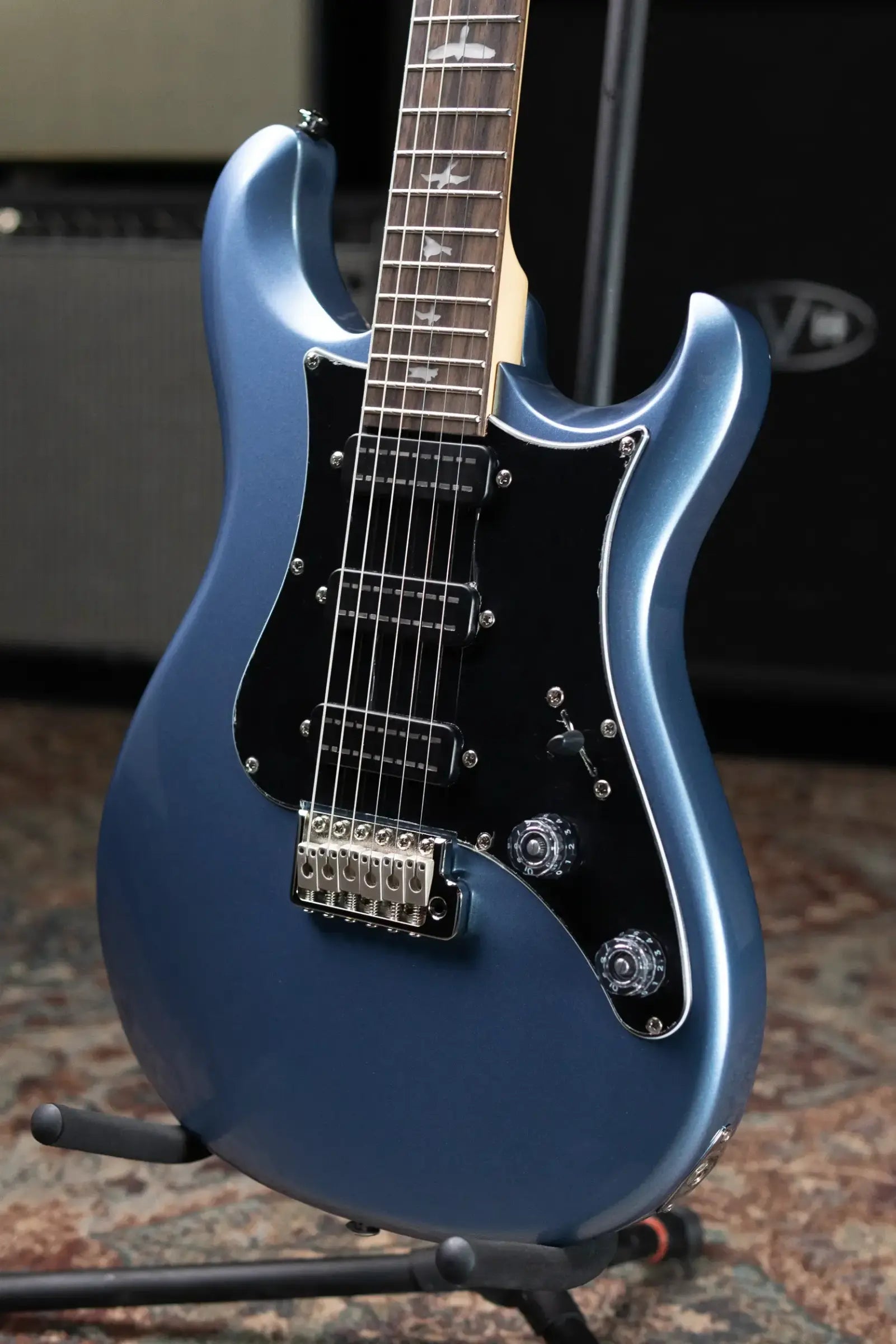 PRS SE NF3 Electric Guitar - Ice Blue Metallic with Gig Bag