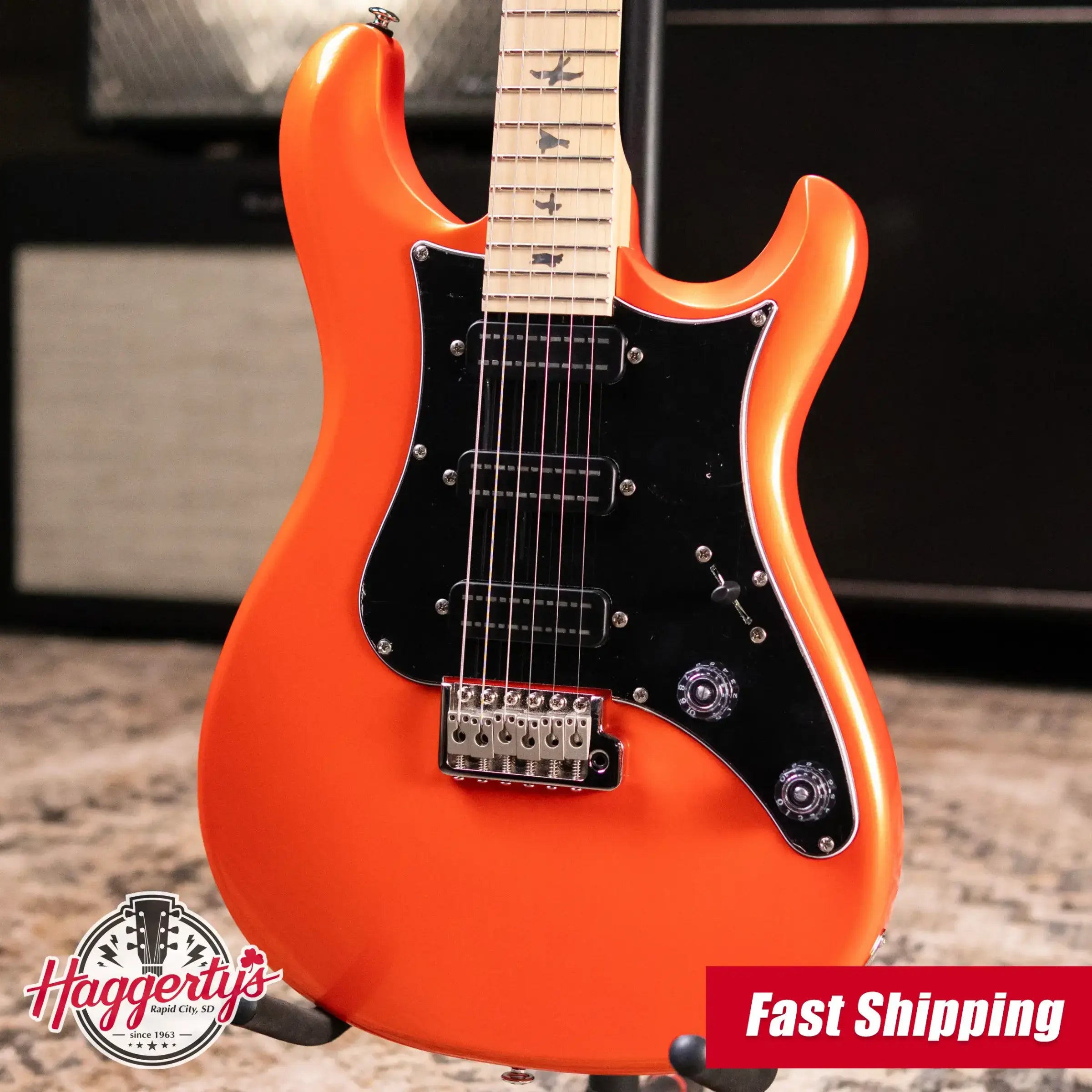 PRS SE NF3 Electric Guitar - Metallic Orange with Gig Bag