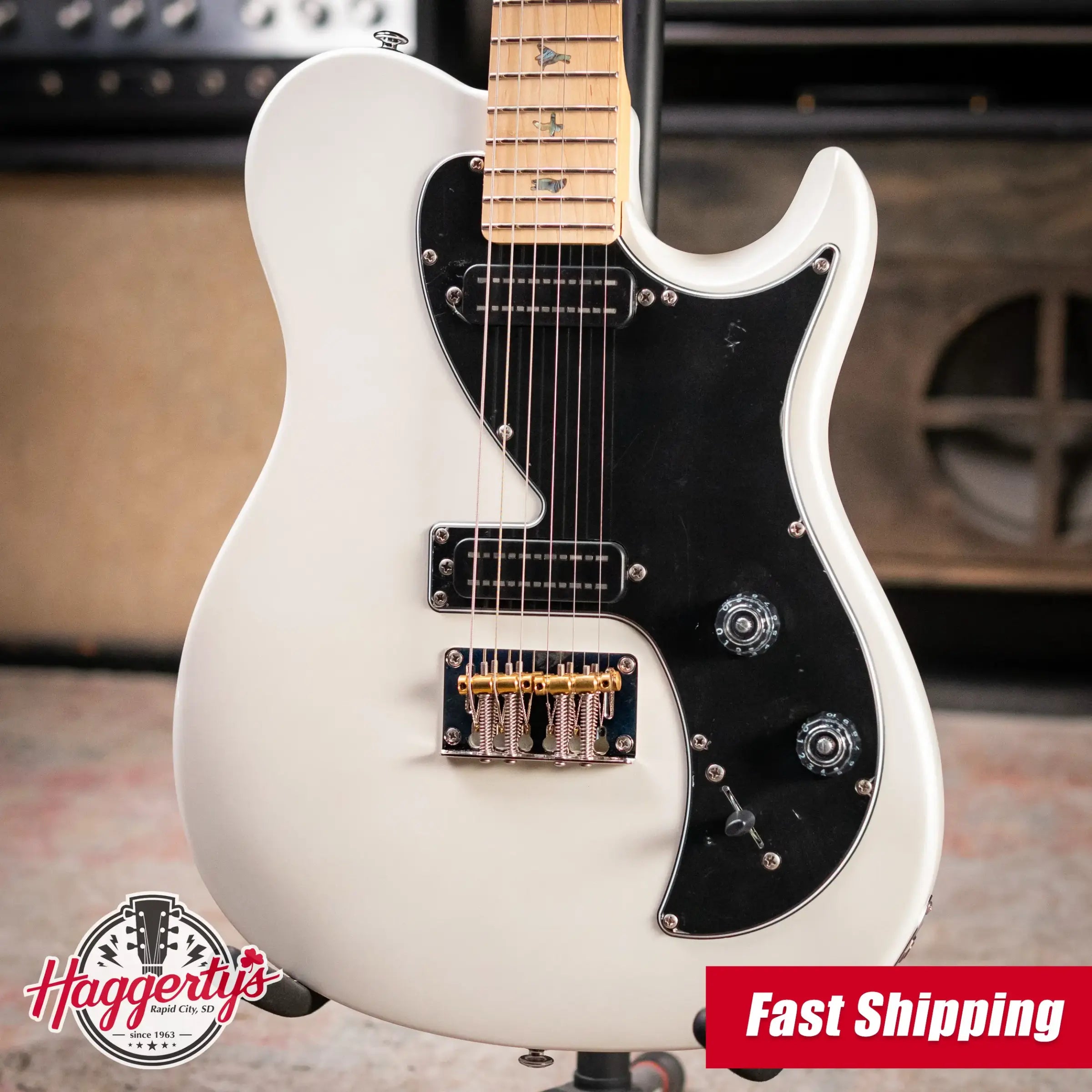 PRS SE NF53 Bolt-on Electric Guitar - White Pearl with Gig Bag