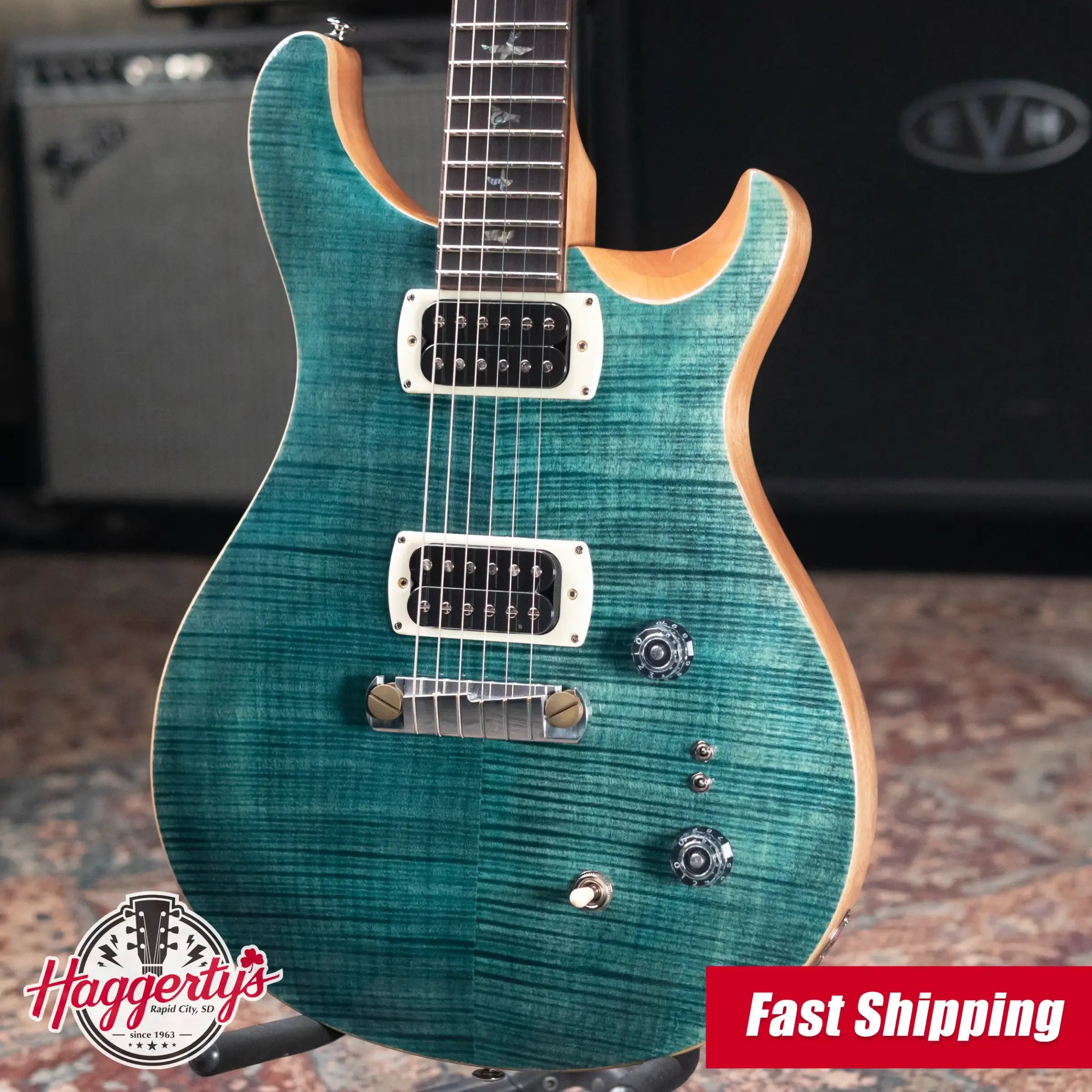 PRS SE Paul's Guitar Electric Guitar - Slate Blue with Gig Bag