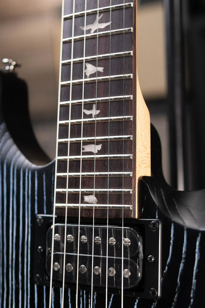 PRS SE Sandblasted CE 24 LTD Electric Guitar - Sandblasted Blue with Gig Bag