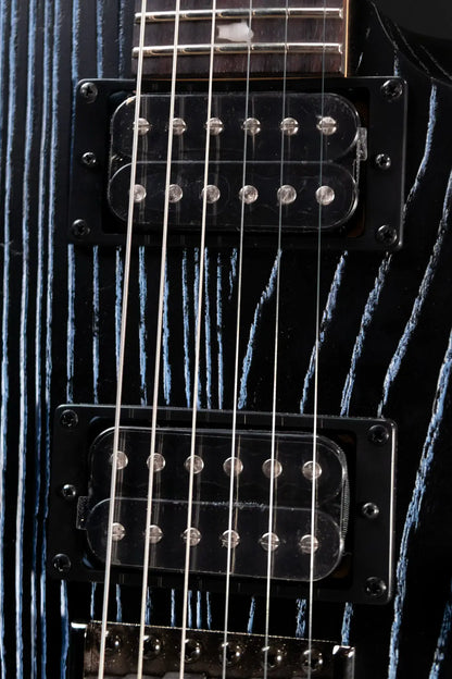 PRS SE Sandblasted CE 24 LTD Electric Guitar - Sandblasted Blue with Gig Bag