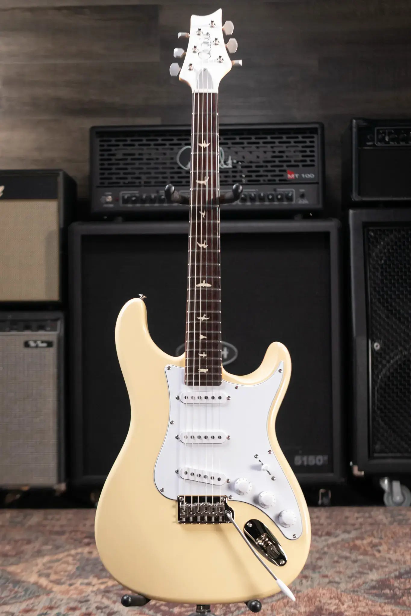 PRS SE Silver Sky Electric Guitar - Moon White with Gig Bag - Used