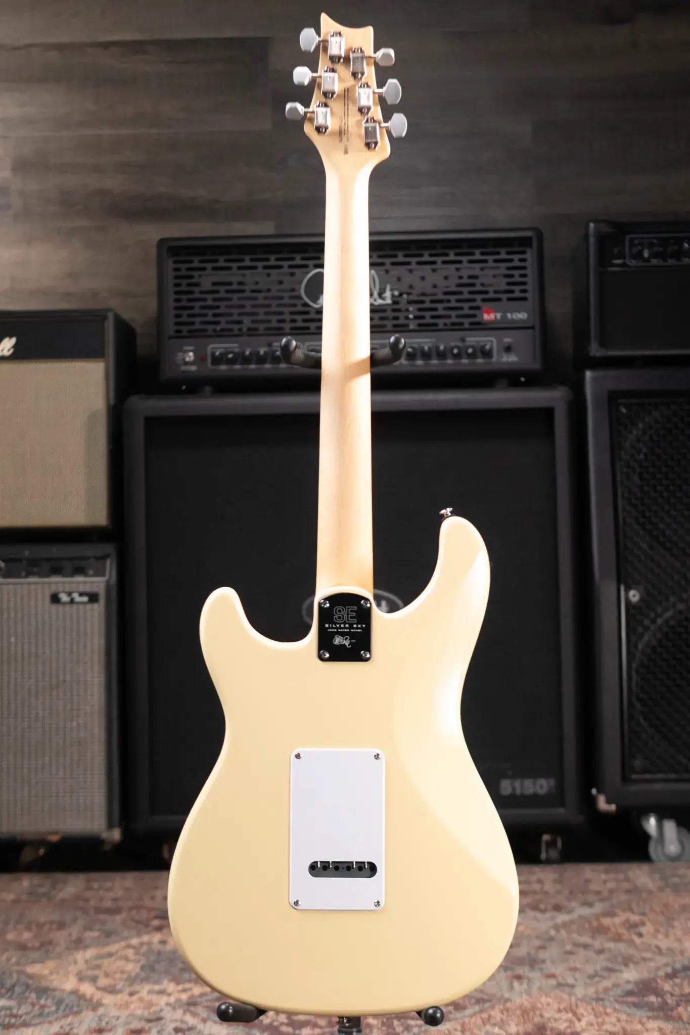 PRS SE Silver Sky Electric Guitar - Moon White with Gig Bag - Used