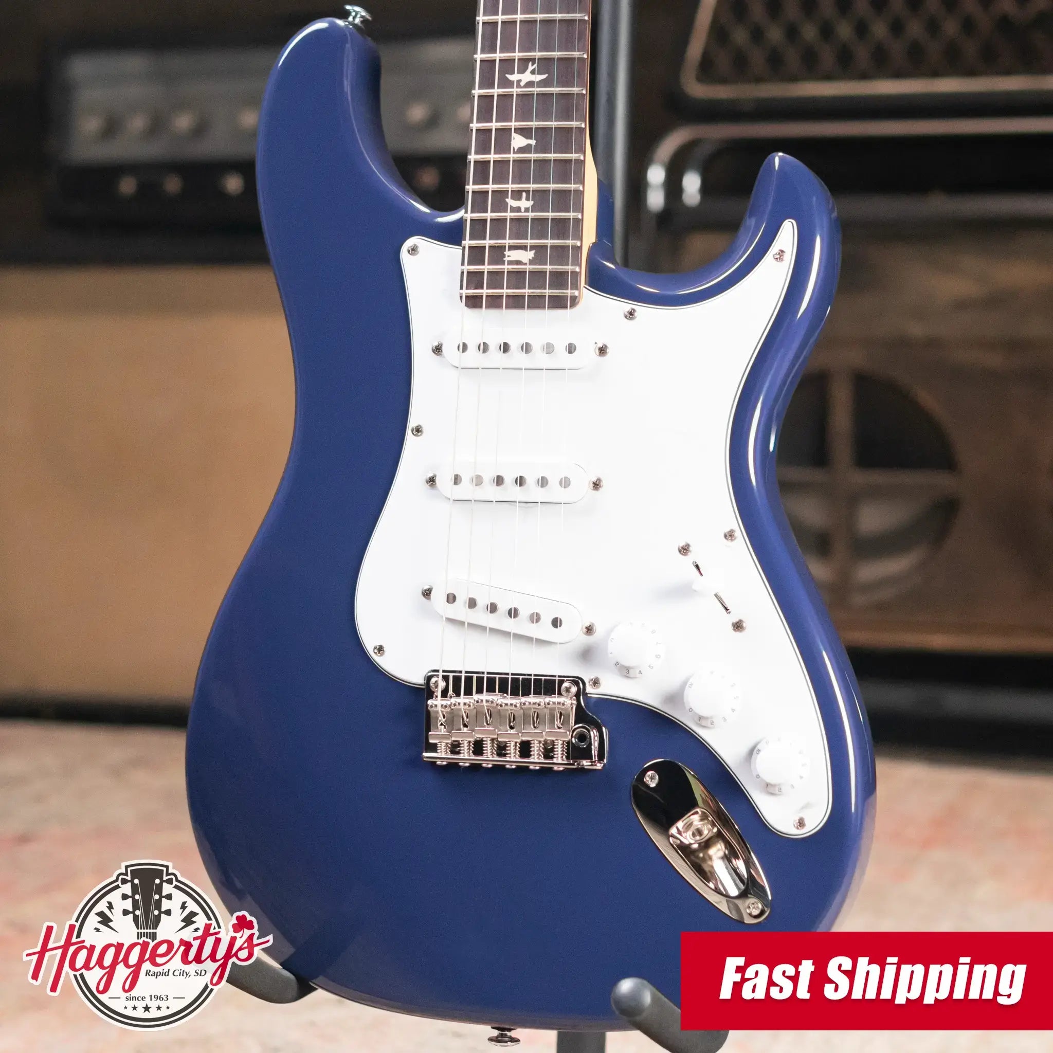 PRS SE Silver Sky Electric Guitar - Trad Blue with Gig Bag