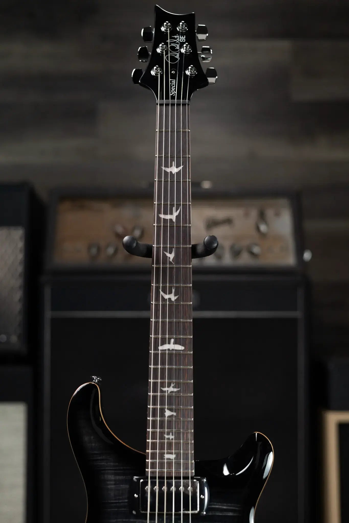 PRS SE Special Semi-Hollow Electric Guitar - Charcoal Burst with Gig Bag