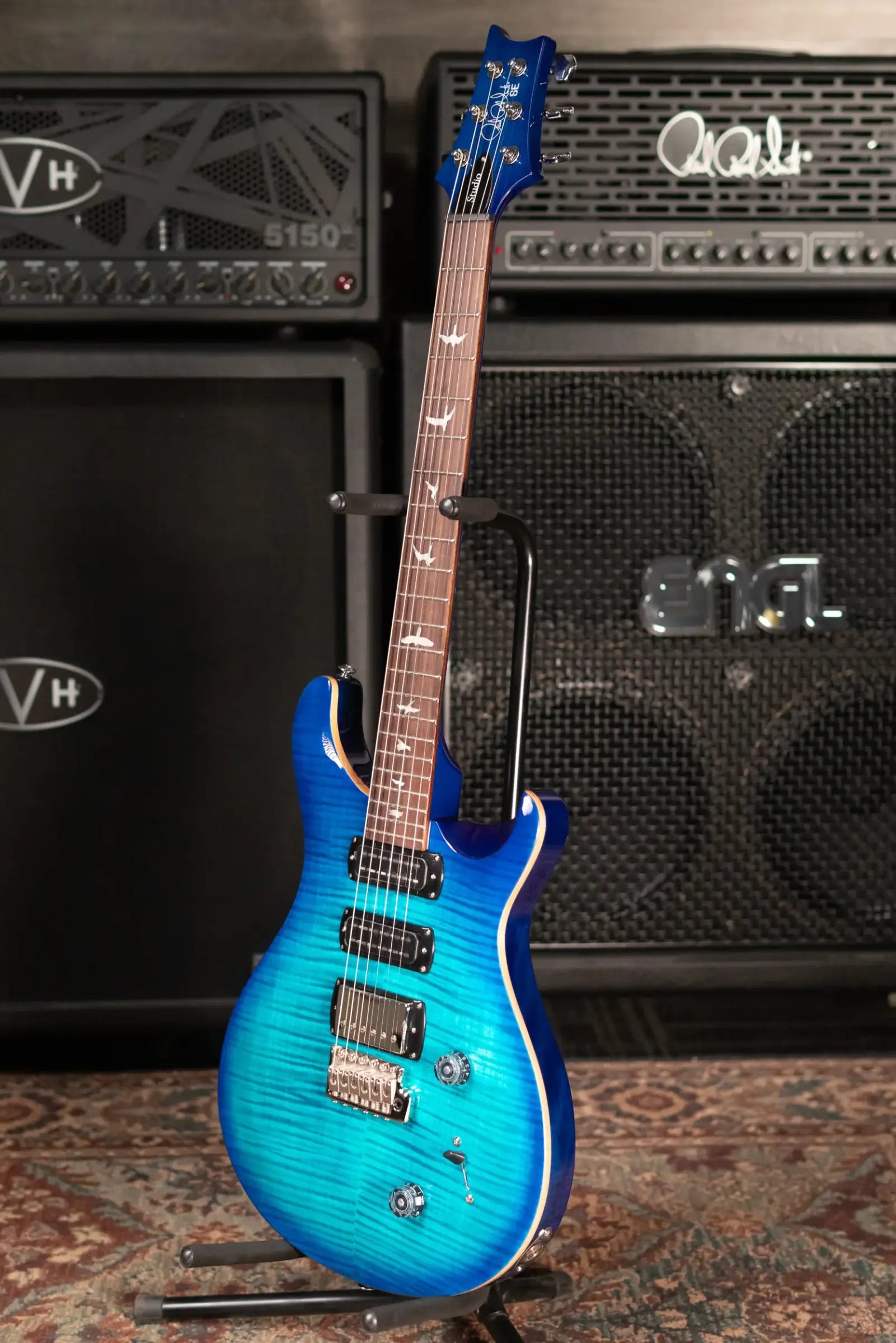 PRS SE Studio Electric Guitar - Lake Blue with Gig Bag