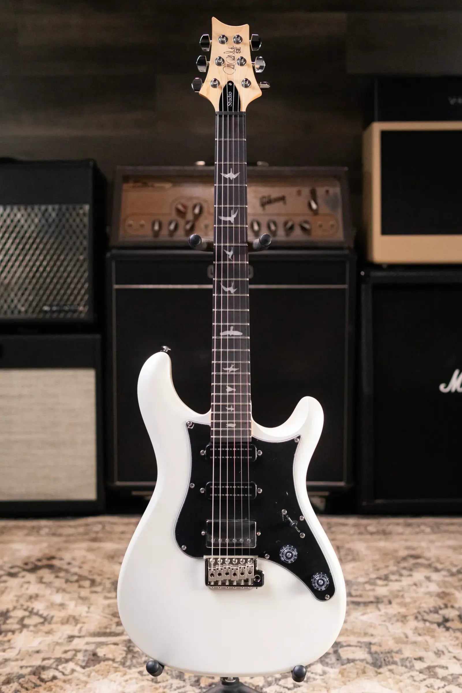 PRS SE Studio Standard Rosewood Electric Guitar - Pearl White with Gig Bag
