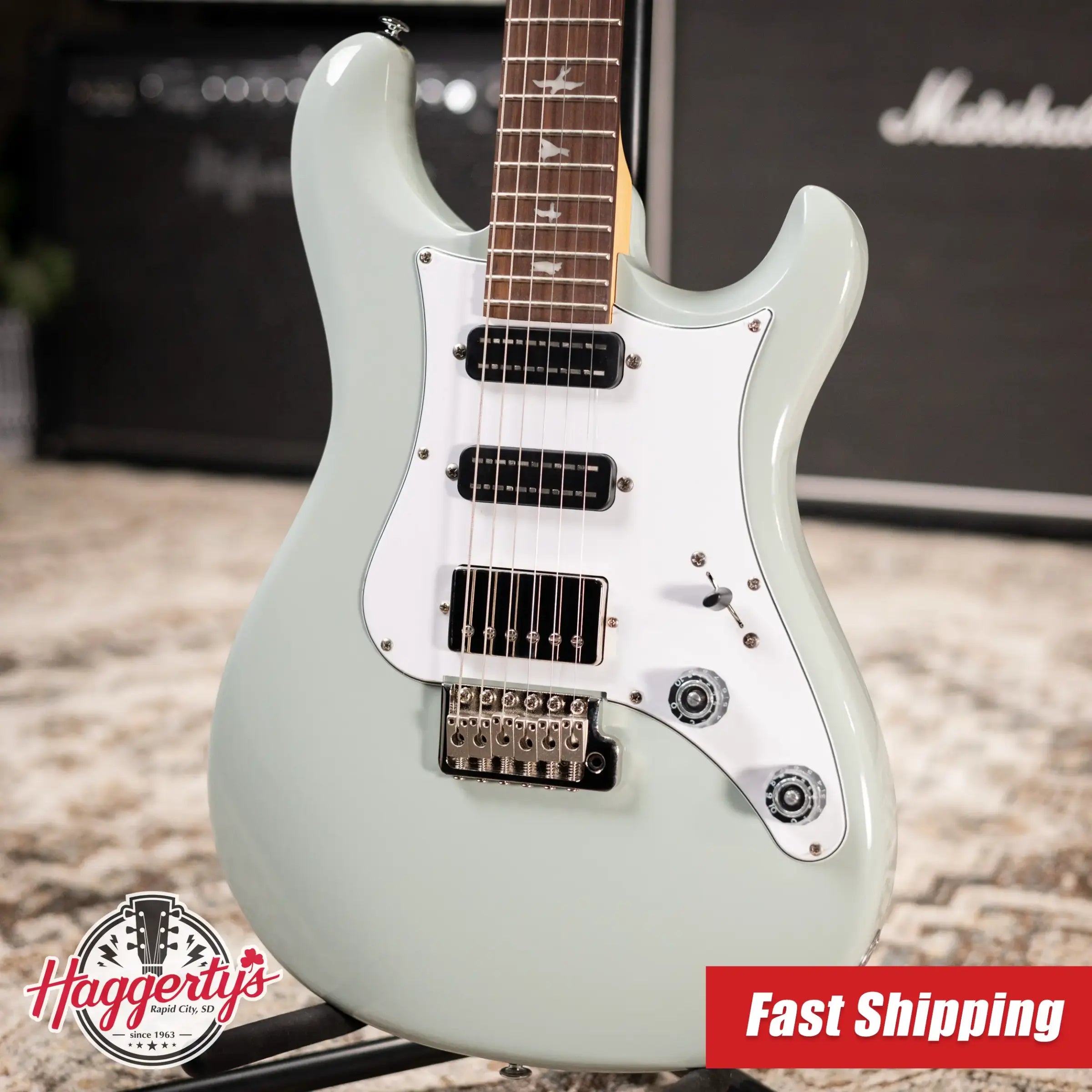 PRS SE Studio Standard Rosewood Electric Guitar - Silvertone Gray with Gig Bag