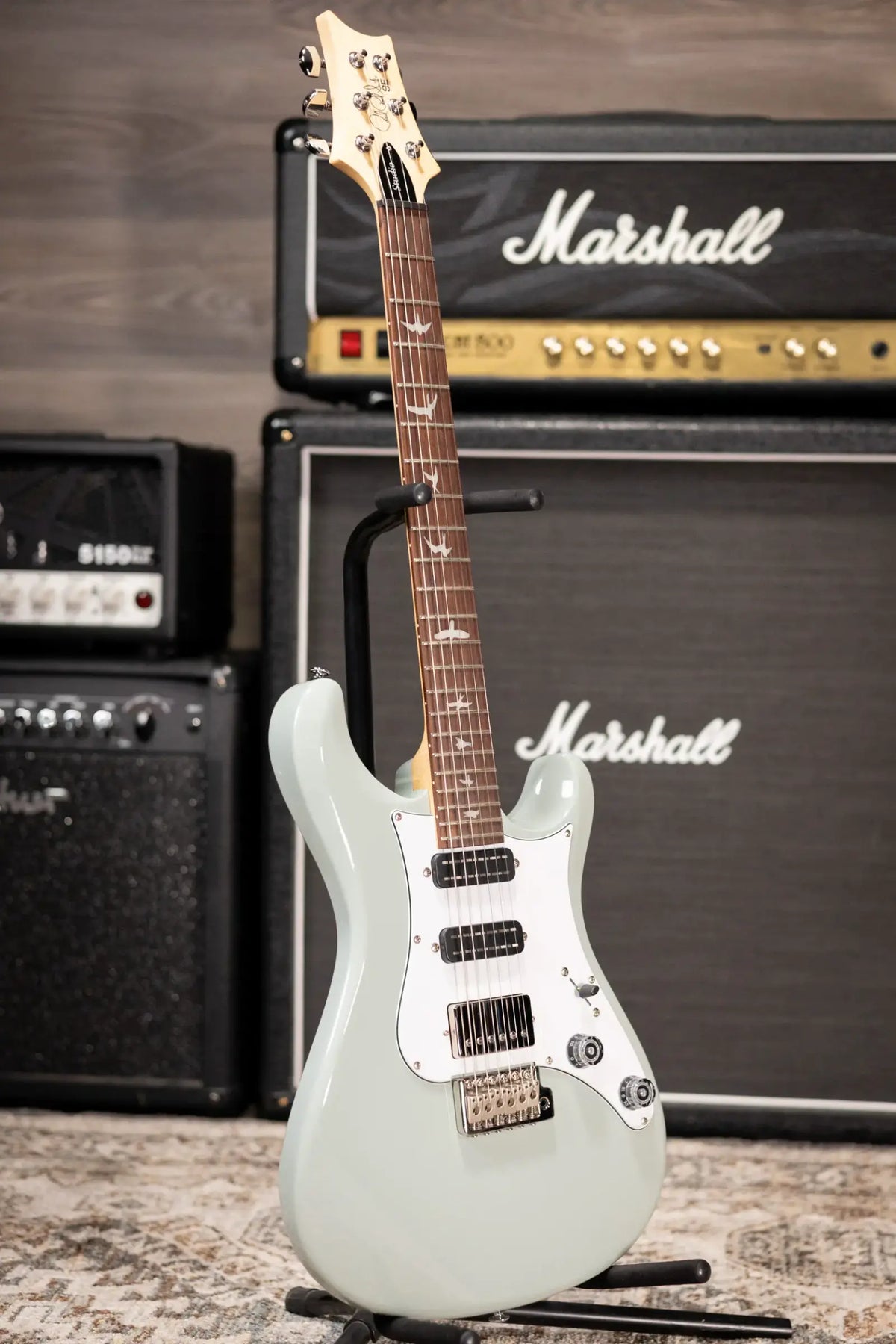 PRS SE Studio Standard Rosewood Electric Guitar - Silvertone Gray with Gig Bag