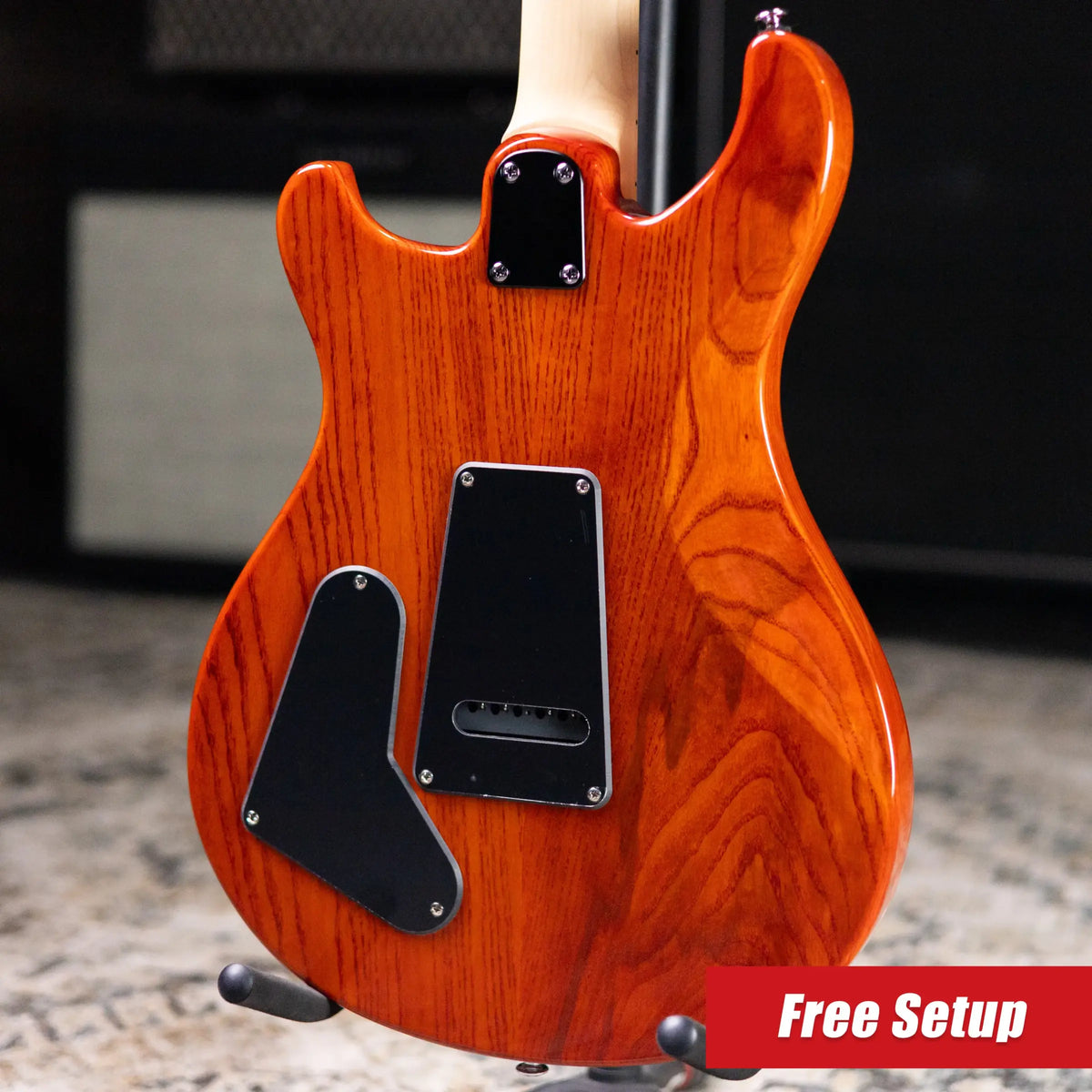 PRS SE Swamp Ash 22 Electric Guitar - Vintage Sunburst with Gig Bag