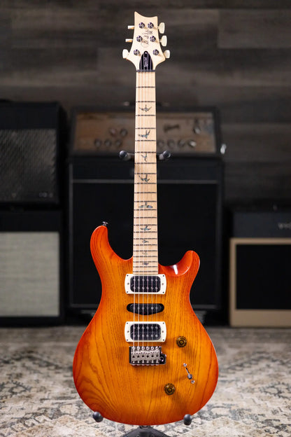 PRS SE Swamp Ash 22 Electric Guitar - Vintage Sunburst with Gig Bag