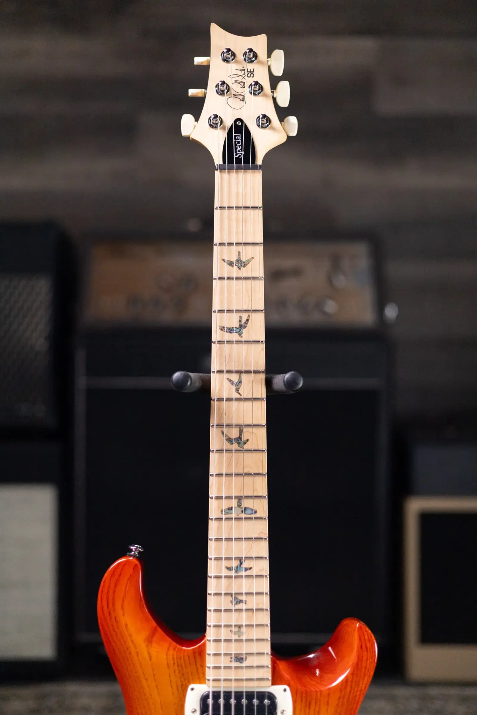 PRS SE Swamp Ash 22 Electric Guitar - Vintage Sunburst with Gig Bag
