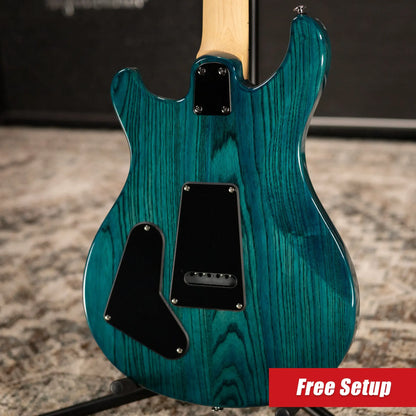 PRS SE Swamp Ash Special 22 Bolt-On Electric Guitar - Iri Blue with Gig Bag