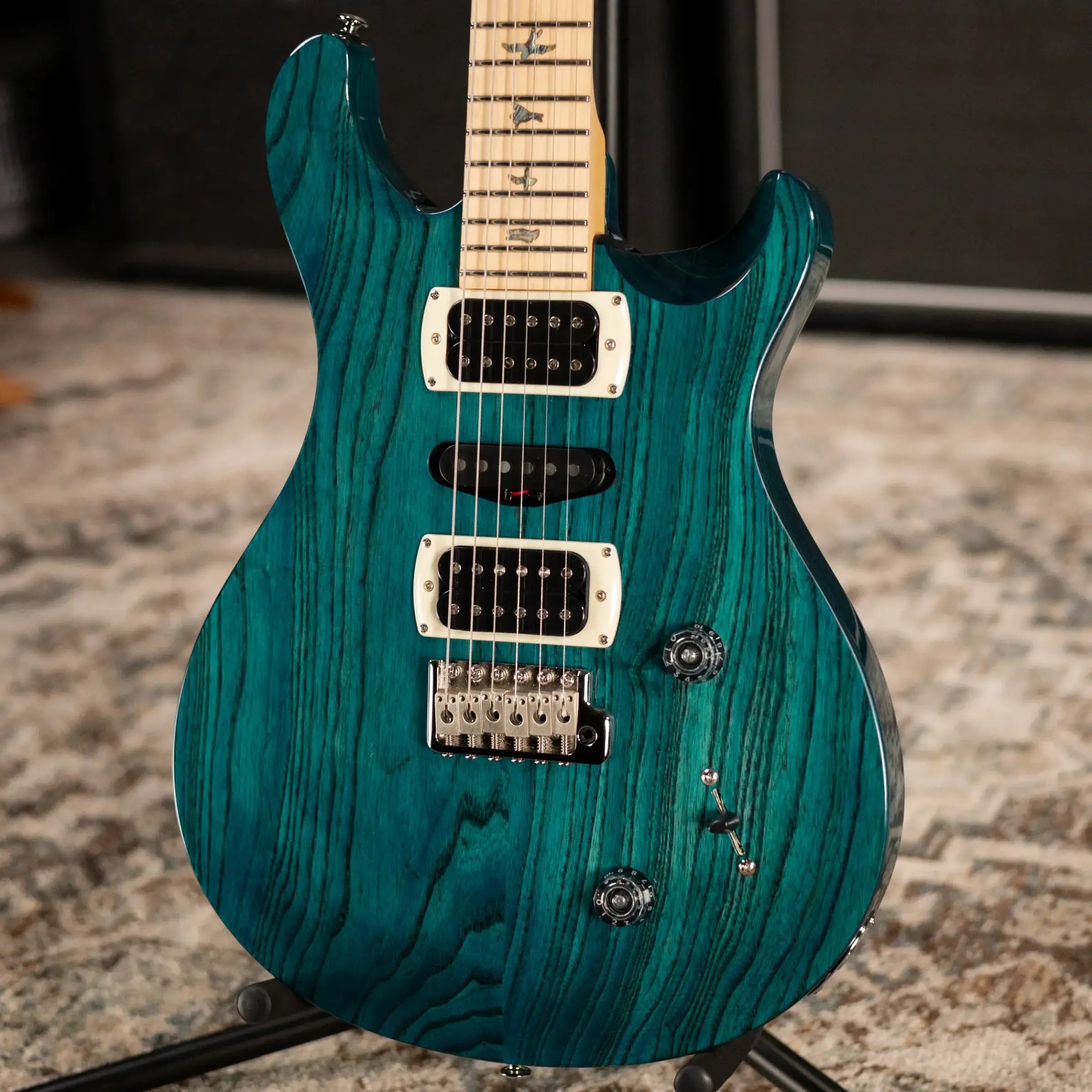 PRS SE Swamp Ash Special 22 Bolt-On Electric Guitar - Iri Blue with Gig Bag
