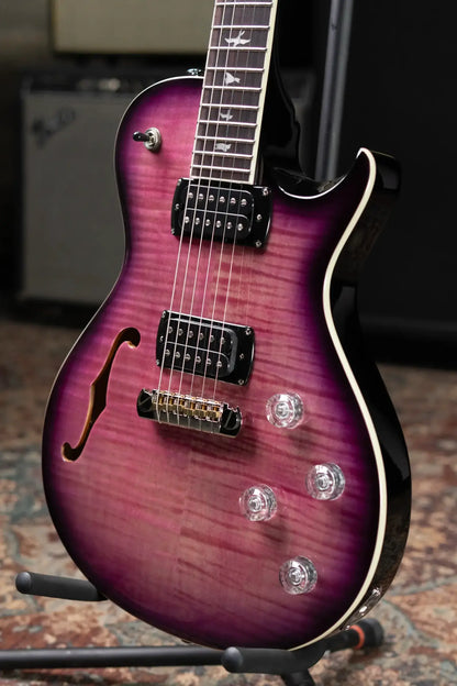 PRS SE Zach Myers Semi-Hollowbody Electric Guitar - Elder Berry Burst with Gig Bag