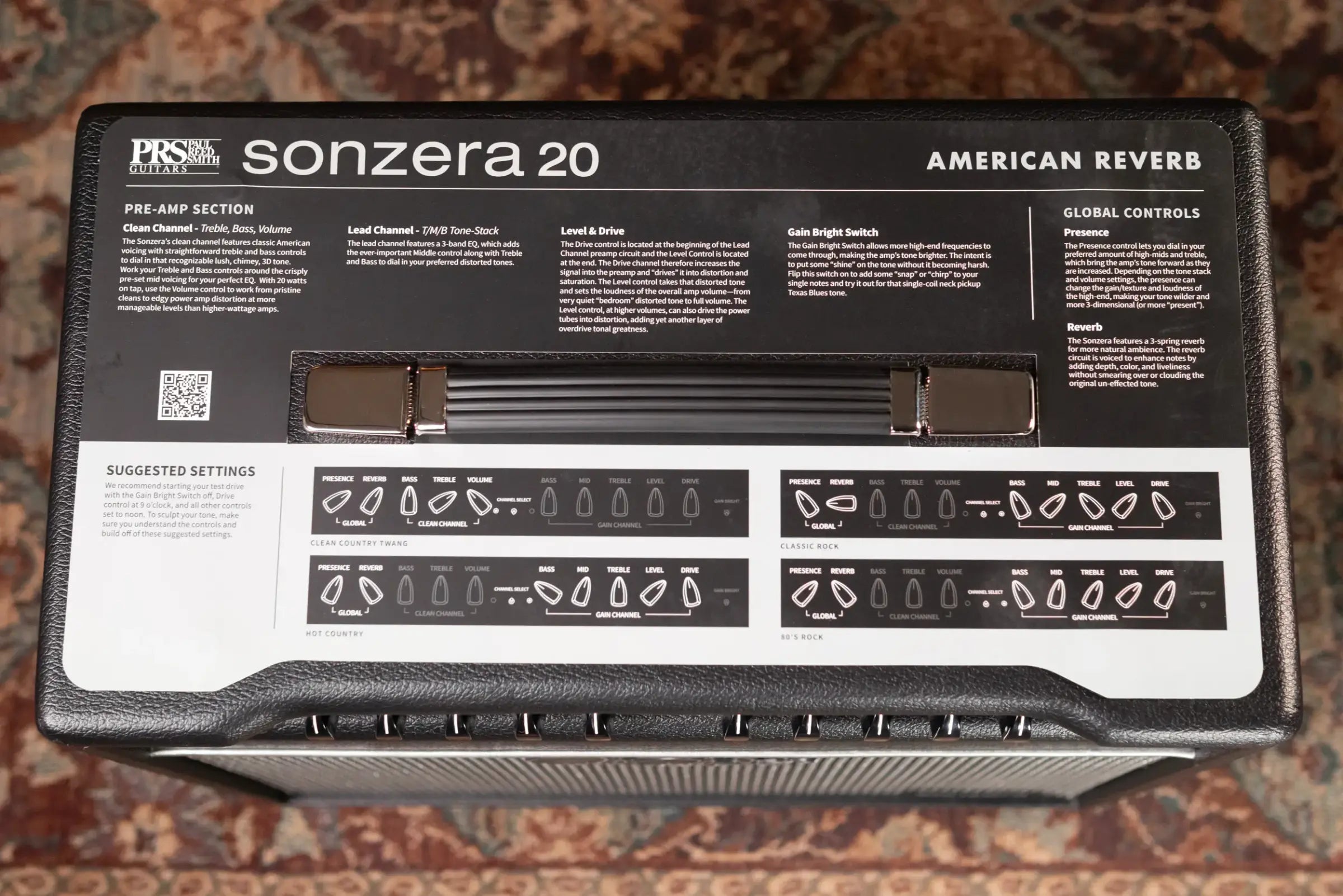 PRS Sonzera 20W 1x12 Combo Guitar Amplifier