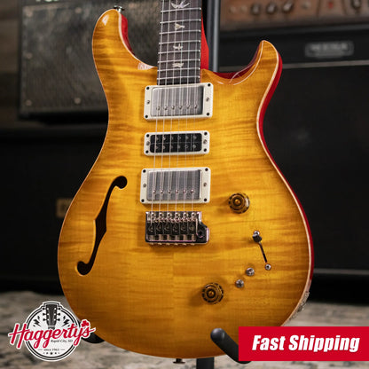 PRS Special 22 Semi-Hollow Electric Guitar - Orange Tiger with Hardshell Case - Used