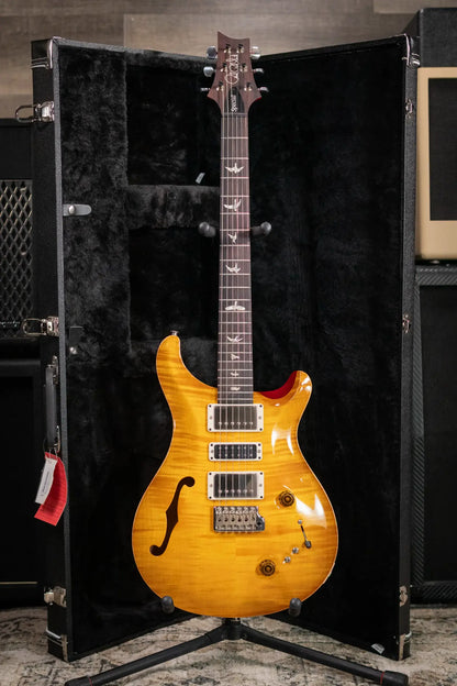 PRS Special 22 Semi-Hollow Electric Guitar - Orange Tiger with Hardshell Case - Used