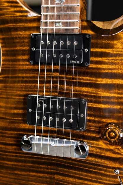 PRS Wood Library Custom 24 Stoptail Limited Edition 10-Top Electric Guitar - Tiger Eye with Hardshell Case