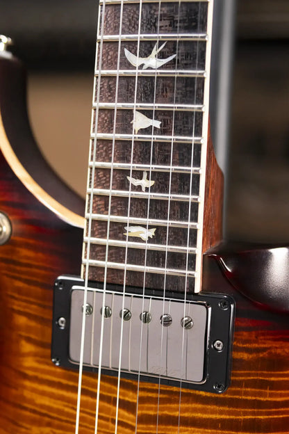 PRS Wood Library McCarty 594 Electric Guitar Satin Black Gold Burst with Hardshell Case - Used