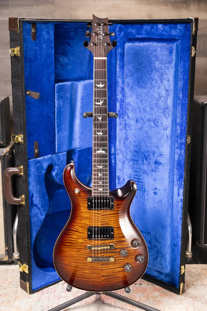 PRS Wood Library McCarty 594 Electric Guitar Satin Black Gold Burst with Hardshell Case - Used