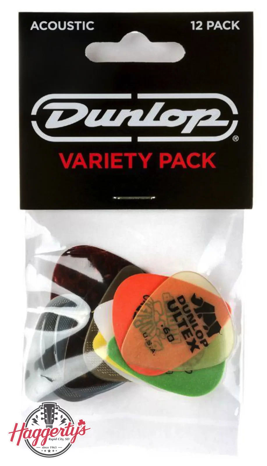 Dunlop PVP112 Acoustic Guitar Pick Pack