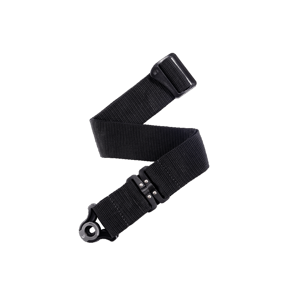 D'Addario Auto Lock Swivel Polypro Guitar Strap - Black