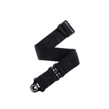 D'Addario Auto Lock Swivel Polypro Guitar Strap - Black