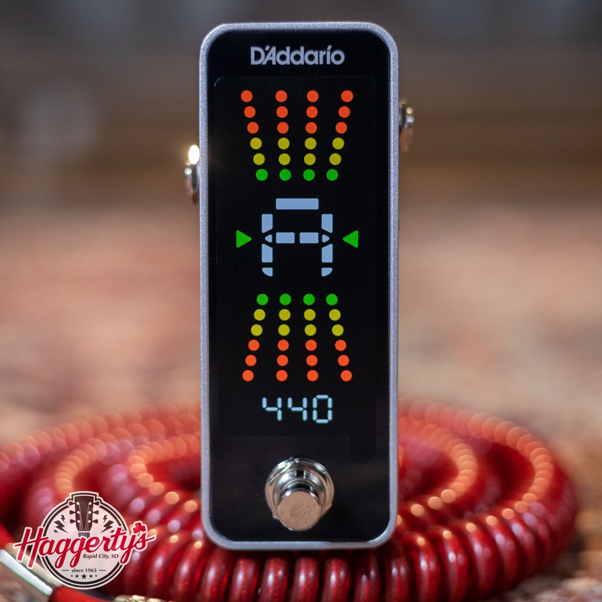 D'Addario Chromatic Guitar Pedal Tuner