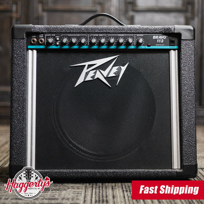 Peavey Bravo 112 25-Watt 1x12" Guitar Combo, Black/Gray with Footswitch - Used