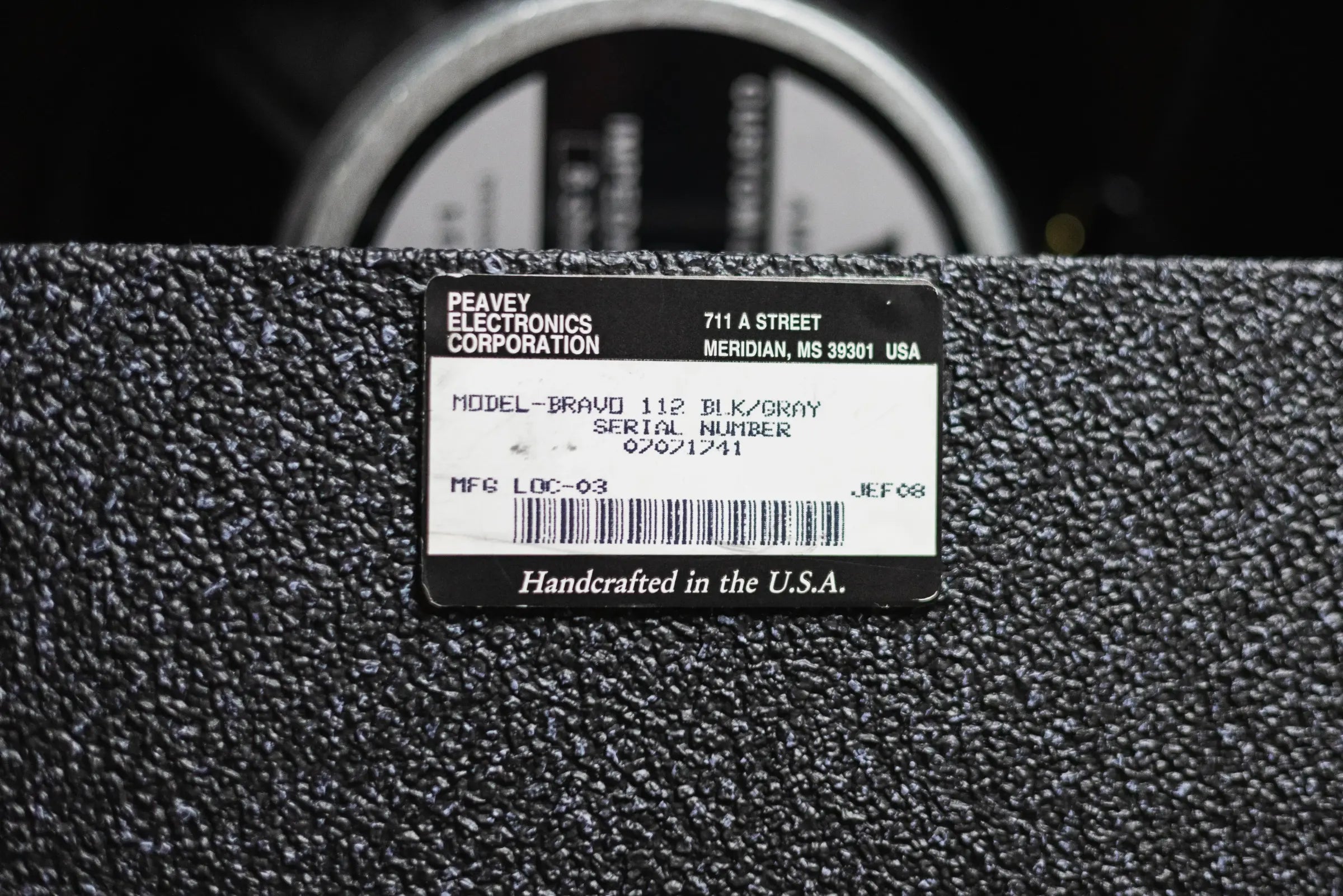 Peavey Bravo 112 25-Watt 1x12" Guitar Combo, Black/Gray with Footswitch - Used