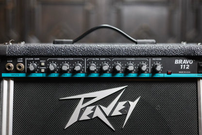 Peavey Bravo 112 25-Watt 1x12" Guitar Combo, Black/Gray with Original Footswitch - Used