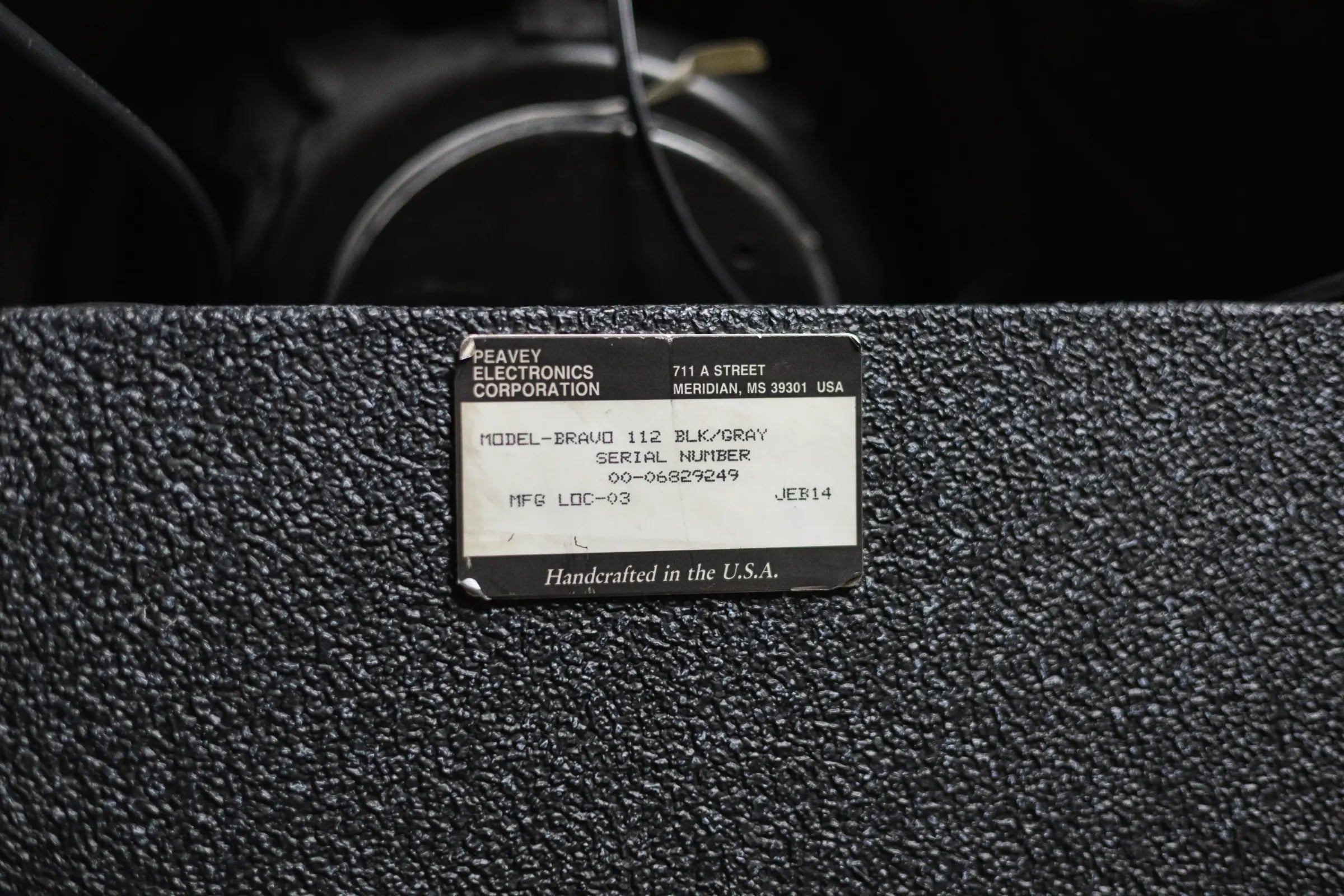 Peavey Bravo 112 25-Watt 1x12" Guitar Combo, Black/Gray with Original Footswitch - Used