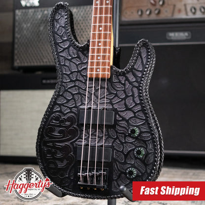 Peavey USA Foundation Electric Bass with Tooled Leather Cover and Hardshell Case - Used