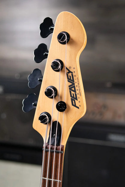 Peavey USA Foundation Electric Bass with Tooled Leather Cover and Hardshell Case - Used