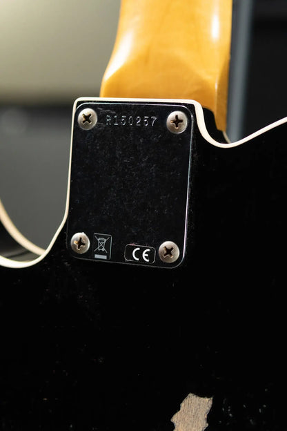 Fender Custom Shop 1960 Telecaster Custom Electric Guitar - Faded Black with Hardshell Case