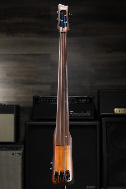 Ibanez Bass Workshop UB804 4-String Electric Upright Bass - Mahogany Oil Burst with Gig Bag