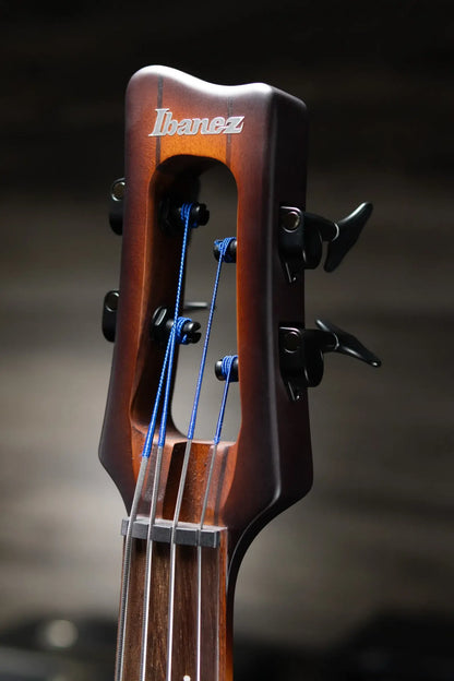 Ibanez Bass Workshop UB804 4-String Electric Upright Bass - Mahogany Oil Burst with Gig Bag