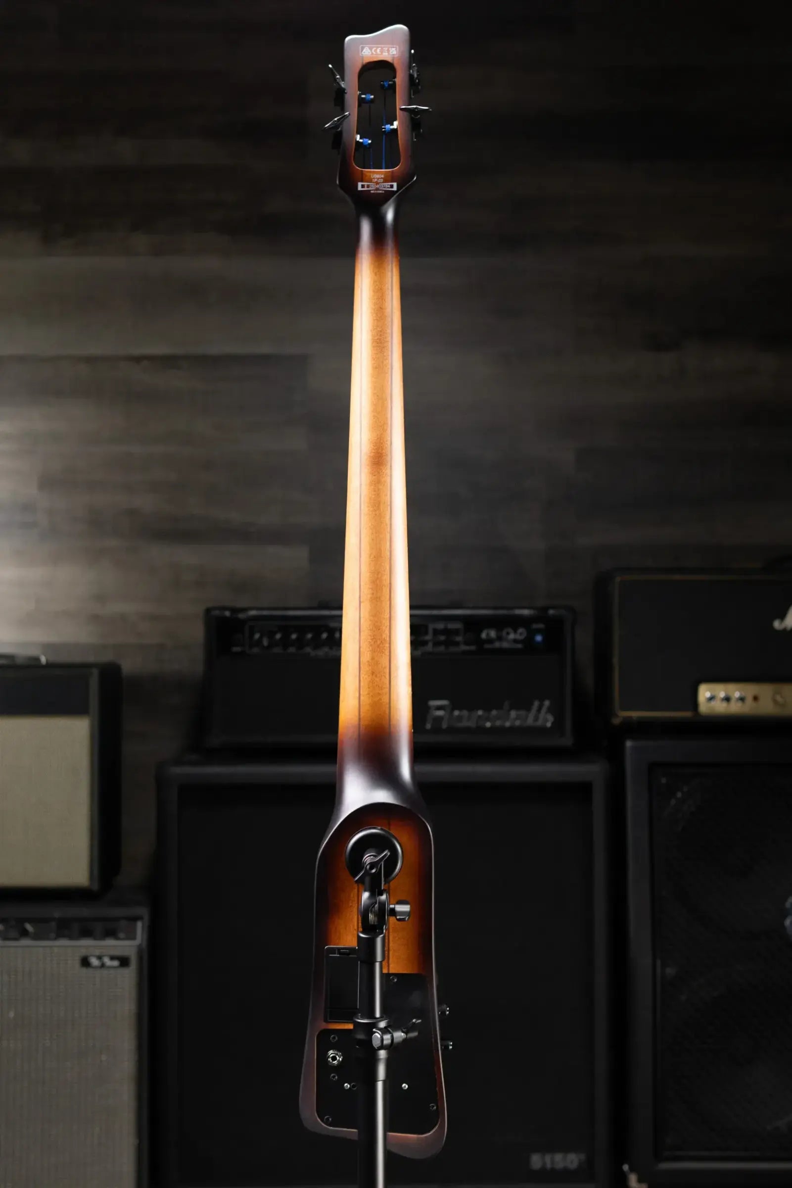 Ibanez Bass Workshop UB804 4-String Electric Upright Bass - Mahogany Oil Burst with Gig Bag