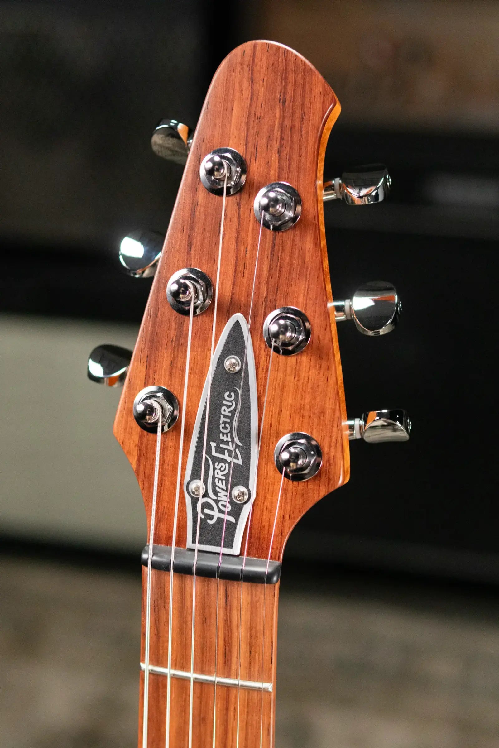 Powers Electric A-Type FF42 NAMM 2026 Hollow Body Electric Guitar - Select Maple Chroma Silver Cranberry with Gig Bag