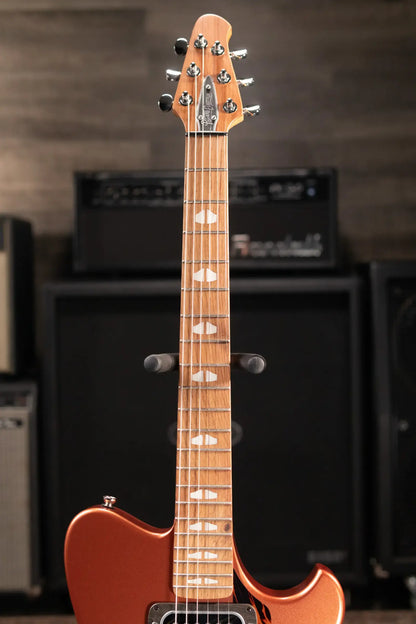 Powers Electric A-Type PF42 Hollow Body Electric Guitar - Byzantine Gold with Gig Bag
