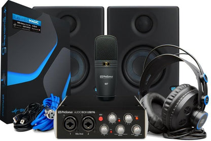 Presonus Audiobox USB 96 Studio 25th Anniversary Edition Ultimate Recording Bundle