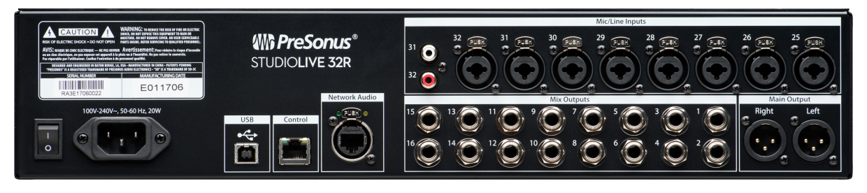 Presonus StudioLive® Series III 32R Digital Rack Mixer