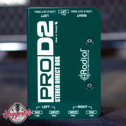 Radial Engineering ProD2 Stereo Passive Direct Box