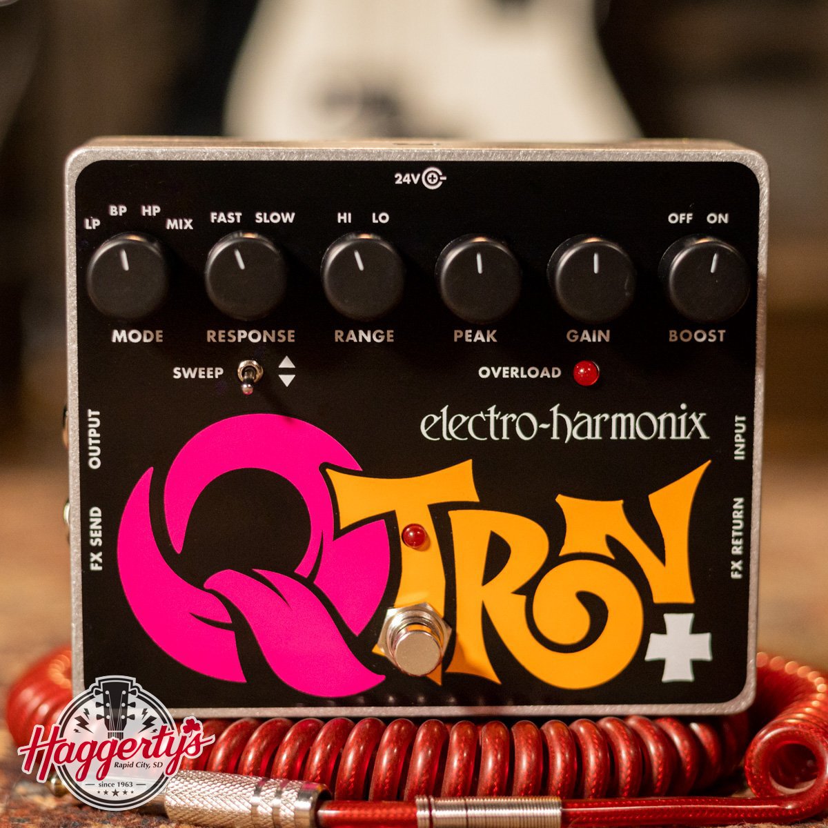 Electro-Harmonix Q-Tron Plus Envelope Filter - Guitar Pedal with Effects Loop (QTron+)