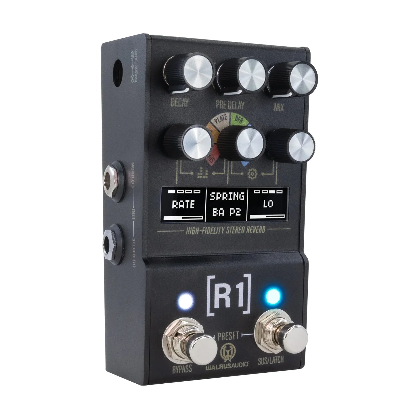 Walrus Audio Mako Series R1 High-Fidelity Reverb MkII Effect Pedal