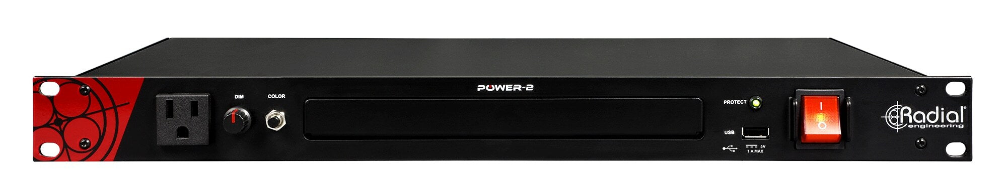 Radial Engineering Power-2 19" Rack Mount Power Conditioner/Surge Surpressor, LED Lighting